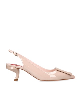 Virgule Slingback Pumps 55
