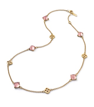Gold Vermeil and Crystal Médicis Necklace