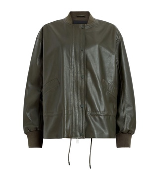 Leather Sofi Bomber Jacket