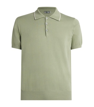 Cotton Tipped Polo Shirt