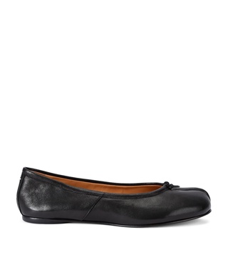 Leather Tabi Ballerina Flats