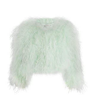 Ostrich Feather Kidman Jacket