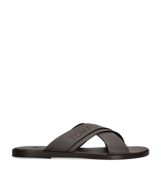 Leather Preston Slides
