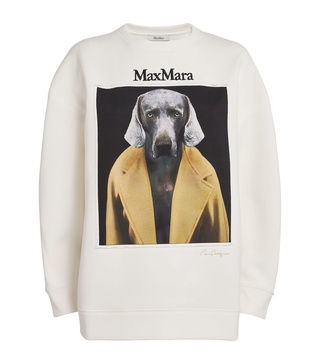 Cotton Wegman Dog Sweatshirt