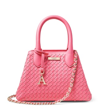Mini Leather Paris Top-Handle Bag