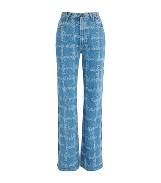 Monogram P Ray Flared Jeans