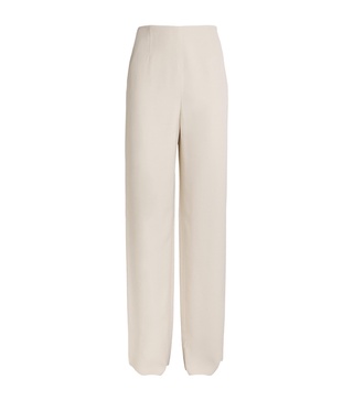 London Wide-Leg Tailored Trousers