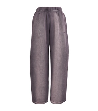 Cotton-Blend Rhinestone-Embellished Sweatpants