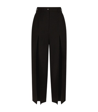 Gabardine palazzo pants