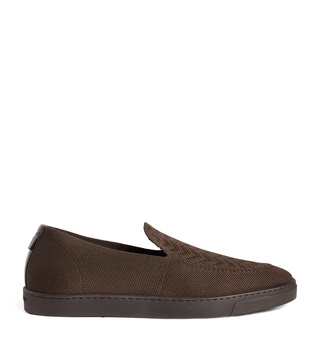 Chevron Jacquard Slip-On Sneakers