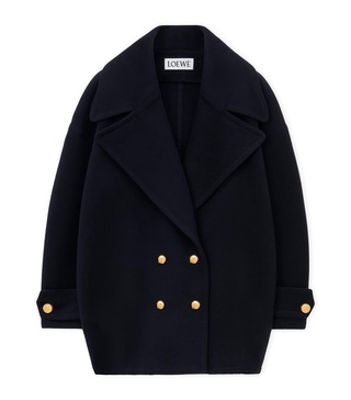 Wool Pebble Pea Coat