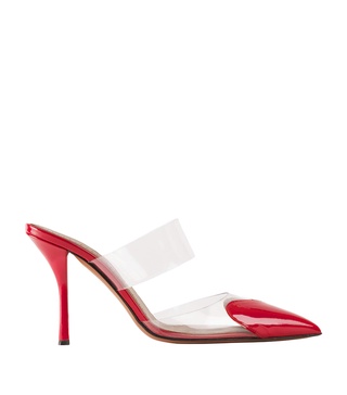 Patent Leather Le Coeur Mules 90