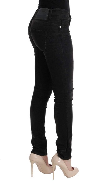 blue cotton bottoms slim fit women's jeans