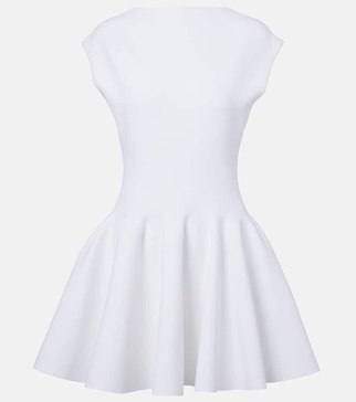 Pleated minidress