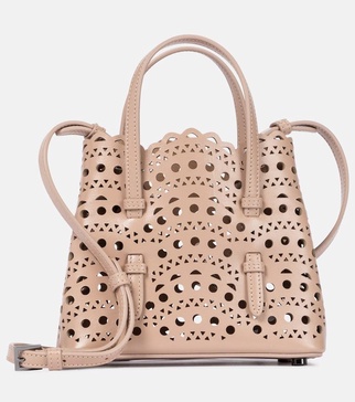 Le Mina 16 Vienne Wave leather tote bag