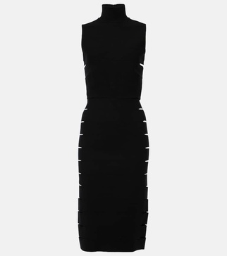Cutout midi dress