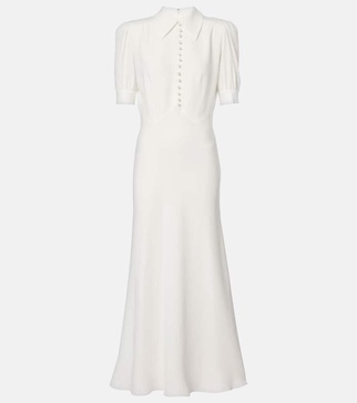 Satin midi dress