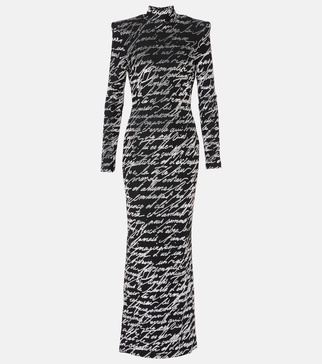Love Letter jacquard gown