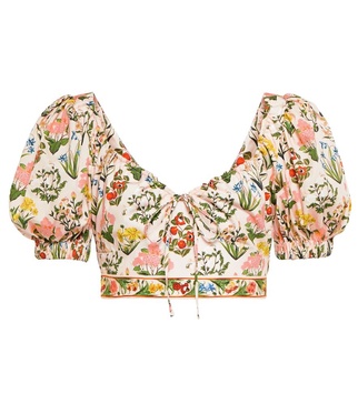 Palmarosa cotton crop top