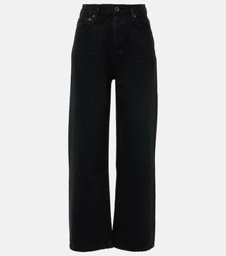 Ren high-rise cropped straight jeans