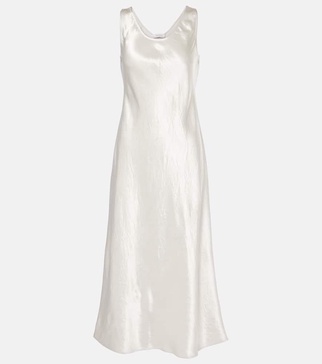 Talete satin midi dress