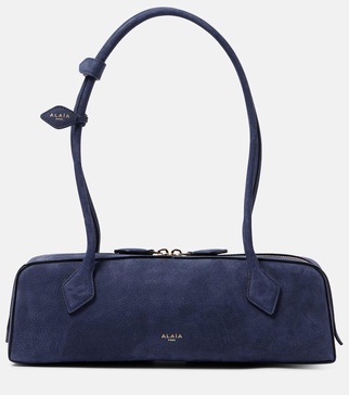 Le Teckel suede shoulder bag