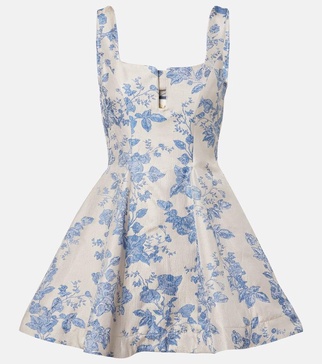 Agua floral minidress