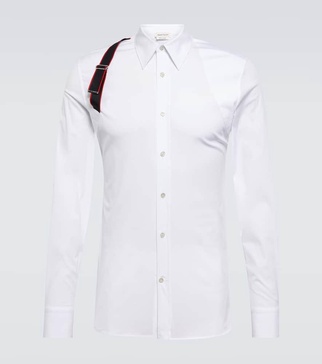 Signature Harness cotton-blend shirt