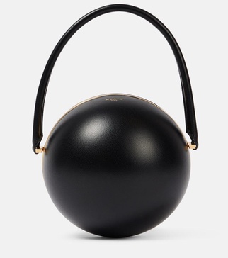 Sphere leather tote bag