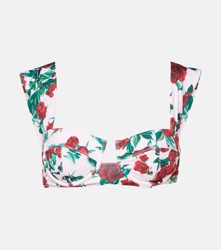 Donna floral bikini top