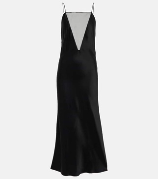 Satin slip dress