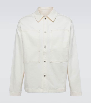 Logo denim shirt