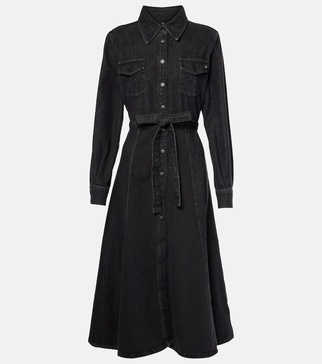 Marseille denim shirt dress