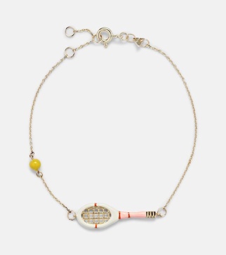 Tennis Pelota 9kt gold bracelet 