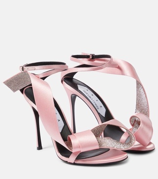 x Sergio Rossi Marquise embellished sandals