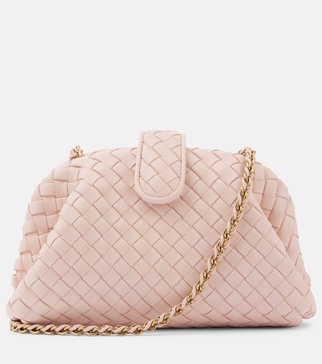 Lauren 1980 Intrecciato Small leather clutch