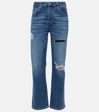 American mid-rise straight jeans