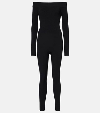 Off-shoulder catsuit