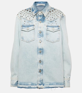 Studded denim jacket
