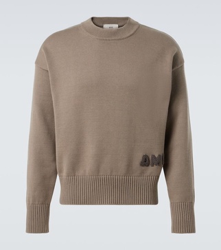 Cotton and wool sweater