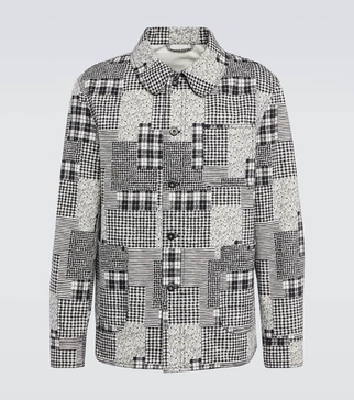 Printed denim jacket