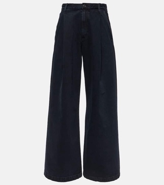 Ellis low-rise wide-leg jeans