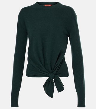 Nalini tie-detail cashmere sweater