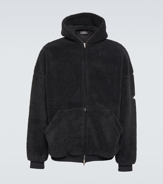 Oversized fleece hoodie