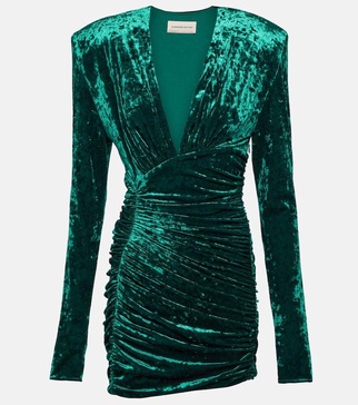 Velvet minidress
