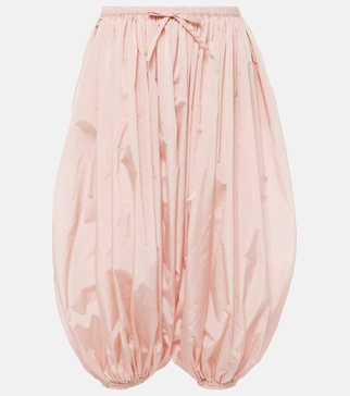 Low-rise wide-leg pants
