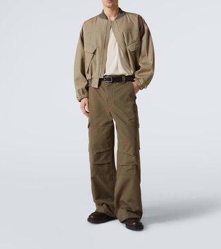 Cotton twill cargo pants