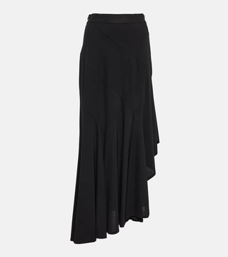 Estella asymmetrical maxi skirt