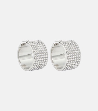 Rih Small embellished hoop earrings