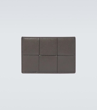 Cassette leather card case